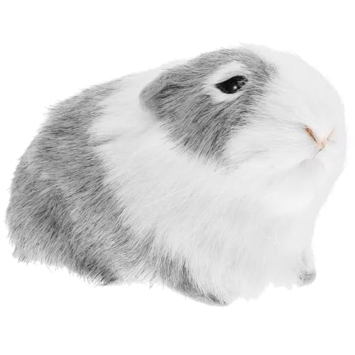 Avrpqiwy モルモットのぬいぐるみ ぬいぐるみ動物人形 リアルなハムスターモデル モルモットモデル 教育用 小さなギフト