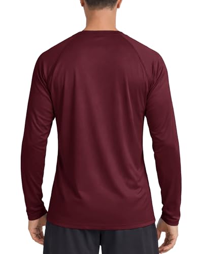 Image of Boladeci Men's UPF 50+ Sun Protection UV SPF Shirts Long Sleeve Lightweight Quick Dry Swim T-Shirts Rash Guard