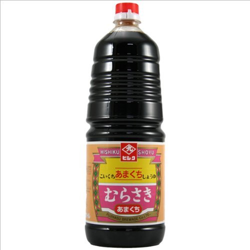 【鹿児島の甘口醤油です】藤安醸造 ヒシク 濃口醤油 むらさき甘口 ペット 1.8L
