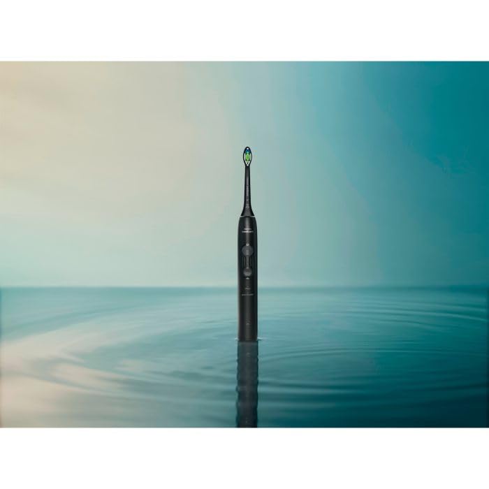 Philips Sonicare Series 4100 Elektrische Zahnbürste – Schallzahnbürste mit Drucksensor, 4 Putzeinstellungen, EasyStart, SmarTimer, 21 Tage Laufzeit, Schwarz, HX4044/52, [Neu]