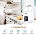 【Upgraded 2020】Dual Bottle Warmer & Sterilizer 5-in-1 Baby with Timer – Two Bottles BPA-Free Fast Baby Infant Food Rapid Defrosting, Heating – Twin Accurate Temperature Control of Breastmilk, Formula