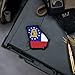 Georgia State Flag Ranger Eye PVC Morale Patch â€“ Hook Backed by NEO Tactical