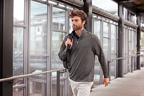 Cutter & Buck Adapt Eco Knit Stretch Recycled Mens Quarter Zip Pullover3