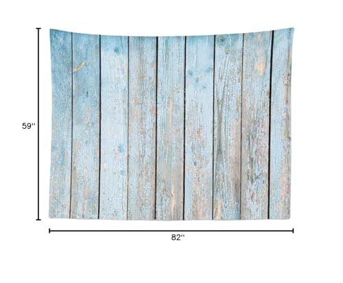 BELECO Fondo Fotográfico 7x5 ft Madera Azul miniatura 7