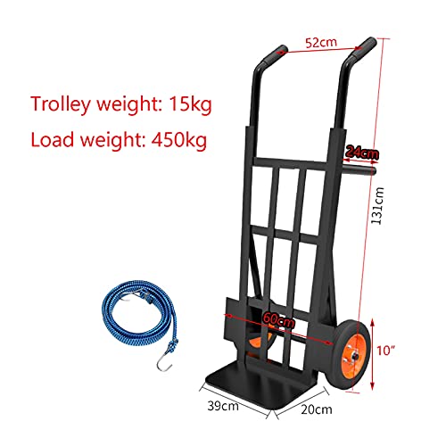 Carretilla plegable de acero para construcción y jardinería miniatura 2
