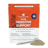 Dr. Bill's Feline Digestive Support Cat Prebiotics and Probiotics with Ginger Root, Psyllium Husk, Lemon Balm & More | 41 Active Ingredients for Better Digestion & Gut Health | Made in the USA