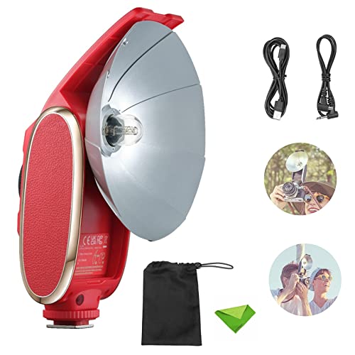 Amazon | Godox Lux シニア レトロ カメラ フラッシュ 6000±200K GN14