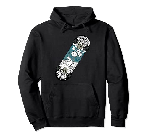 Skaters Having Fun Pro Skateboarding Gifts For Teen Boys Pullover Hoodie #TOP8