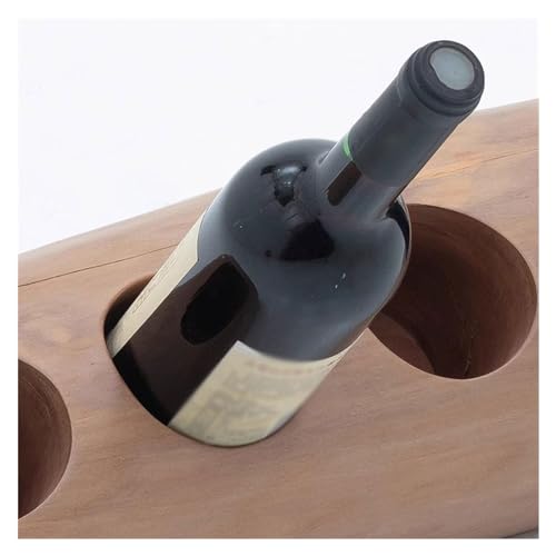 Soporte de vino de madera para countertop miniatura 3