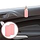 BOXOB 2stk Lippenstift Organizer Auto, Pink Silikon Lippenbalsamhalter fürs Auto Kein Schmelzen Ästhetisch Lippenstift-Organizer für Frauen unverzichtbares Fahrzeug-Innenzubehör