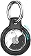 TNSNK Wasserdicht for Apple Airtag Holder hülle with Lock, Airtag Anhänger Schlüsselanhänger Case with Keychain for Luggage/Bicycles/Pets-(Black)
