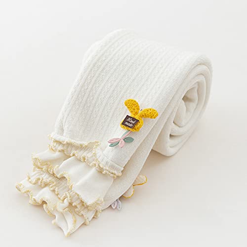 Toddler Girls Winter Warm Fleece Lined Leggings Baby Cotton Thick Thermal Knits Tights Cute Ruffle Ankle Girls3