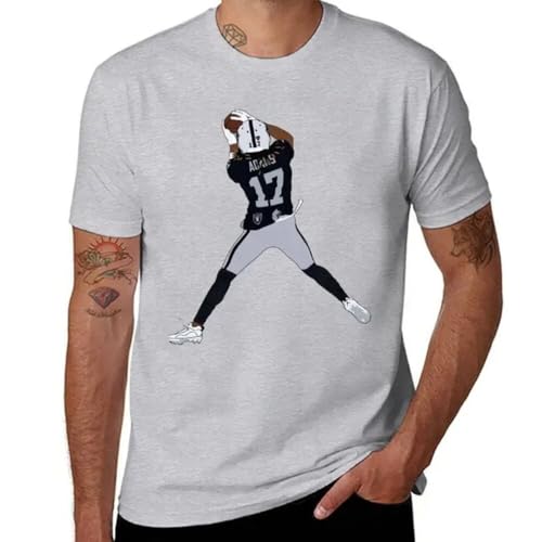 T-shirt Davante Adams Raiders vintage pour les journées de match de football américain entre amis