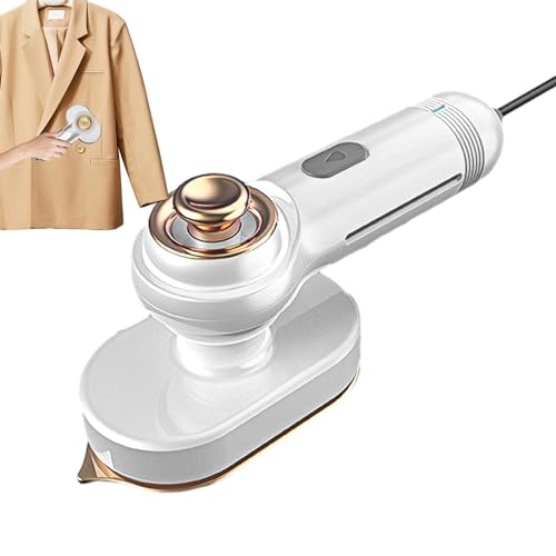 Plancha de Vapor de Viaje, Plancha de Mano para Ropa - Vaporizador de viaje de calentamiento rápido - Plancha de ropa de mano pequeña con antiadherente para planchar en seco y en húmedo