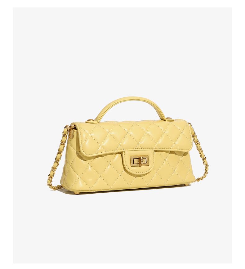 Genuine Leather Women's Bag Cowhide Shoulder Bag Crossbody Handbag Chain Purse2