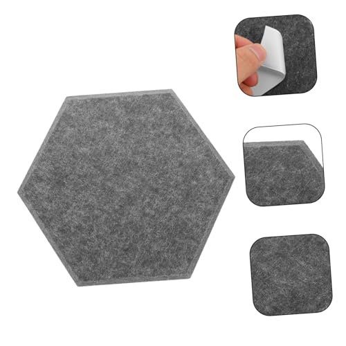 ERINGOGO 8pcs Paneles Acústicos Absorbentes de Sonido Paneles Decorativos para Aislamiento Acústico Gris Oscuro para Estudios y Salas de Conferencias miniatura 3