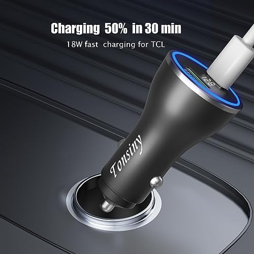 12V Car charger for TCL 40 XE/STYLUS/20Pro/30SE/30Xl/40Xl/10L, 24V LED car charger plug for Moto G Power/Stylus/Fast, PD20w metal cigarette lighter adapter for Google Pixel 6a/7 pro and iPhone14/13/12