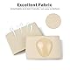 2 Paar Fußbandage,Bandage Fuss socken zur Schmerzlinderung bei Plattfüßen mit GelPads,Fußbandage Mittelfuß für die Fußpflege von Frauen und Männern (S,Eur 35-39,Schwarz und Beige)