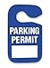 Parking Permit, Blue, W 3 In, PK5