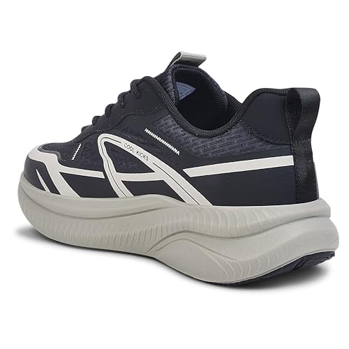 Image of Calcetto Men's CLT-1026 Lifestyle Shoes | Extra Comfort & Lightweight with Chunky Sole | Stylish Lace-Up Footwear