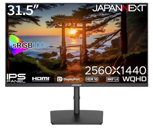 Amazon.co.jp: JAPANNEXT 31.5インチ モニター WQHD 2560x1440