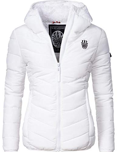 Preisvergleich Produktbild Navahoo Damen Winterjacke Steppjacke Elva Weiß Gr. XXL