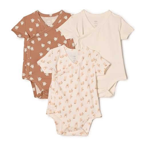 Image of Amazon Essentials x Sofia Grainge Unisex Babies' Side Snap Short Sleeve Bodysuit