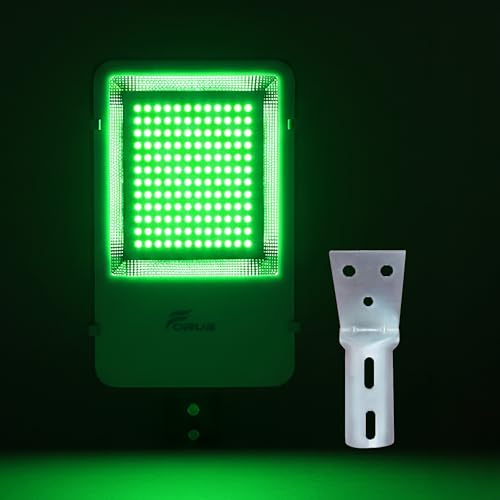 Image of Forus 120W LED Street Light with Clamp, IP66 Waterproof Outdoor LED Street Light, High Lumen 14400lm Green, Aluminium Body for Road, Parking Lot, Garden & Industrial Outdoor Lighting (1 Pc)