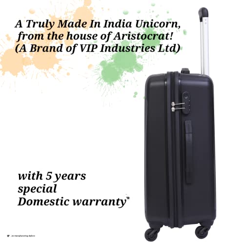 Image of Aristocrat NovaLite Polycarbonate Hardsided Cabin Small Size Luggage (53 cm, Black)