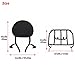 GTYKMY Motorcycle Passenger Backrest with Luggage Rack Sissy Bar for B-M-W K1600B K1600 2018-2023 Motorbike Heavy Cargo Rack Accessories