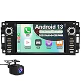 Vratzn Android 13 Car Radio Stereo for Jeep Wrangler JK 2007-2018 Dodge RAM 1500...