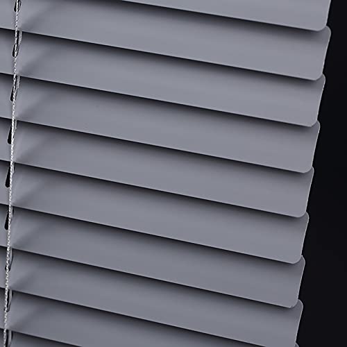 Jalousien Badezimmer/Büro Aluminium Jalousien, Wasserdichte Horizontale Jalousien, Lichtfilter Mini Jalousien, Grau, 80cm / 100cm / 110cm / 120cm / 150cm Breite (Size : 100x100cm(39.4x39.4in)) Cover