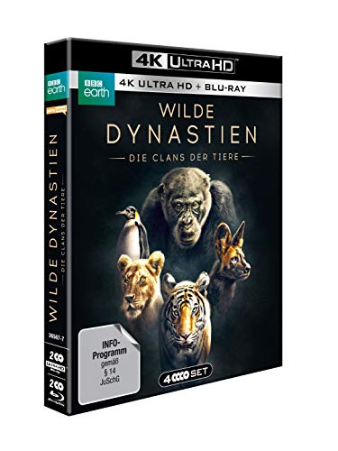 WILDE DYNASTIEN – Die Clans der Tiere – 4K Blu-ray (UHD + Blu-ray Disc)