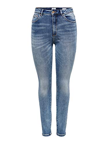 Only Onlroyal Regular Skinny Fit Jeans, Medium Blue Denim, S / 32L Mujer