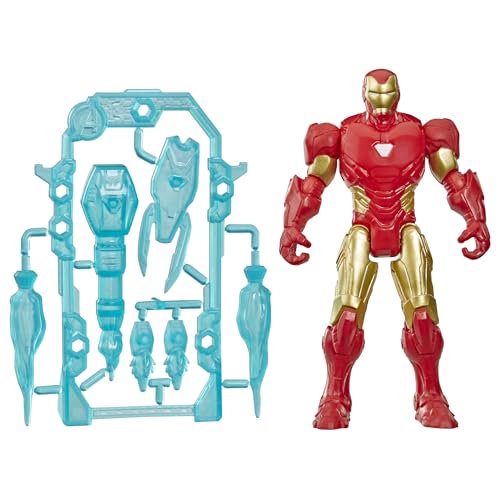 Marvel Avengers ActionVerse, Figurine Iron Man de 11,5 cm et Accessoires, Jouets de Super-héros et Figurines pour Enfants, dès 4 Ans