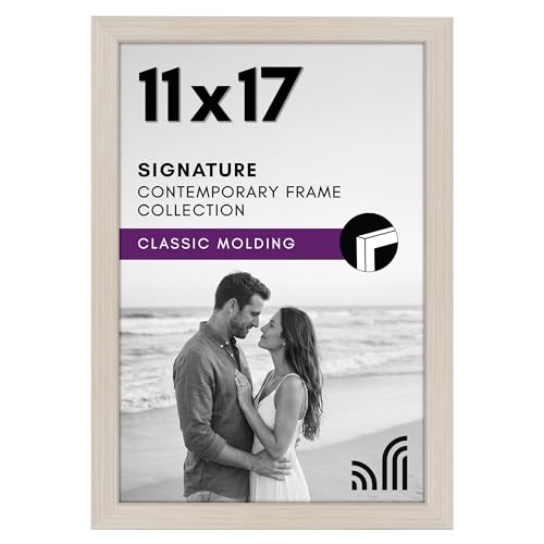 Americanflat 11x17 Picture Frame - Engineered Wood - Light Wood