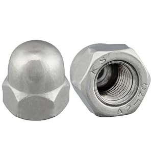 Dsm-Verbindungstechnik Edelstahl 1587 M5 Hutmutter 100er-Pack