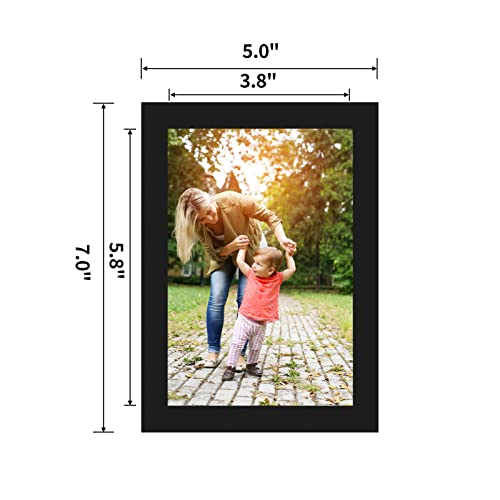 Hoikwo 12 Packs 4X6 Magnetic Picture Frames For Refrigerator, 4 X 6 Magnet Adhesive Photo Frames For Glass Window Door Closet #TOP1