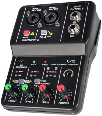 interface de audio,Placa de som profissional muti canals com USB ...