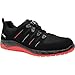 Produktbild ELTEN Sicherheitsschuhe MADDOX BOA black-red Low ESD S3, Damen und Herren, Textil, Stahlkappe, leicht, sportlich, Schwarz/Rot, Größe: 38