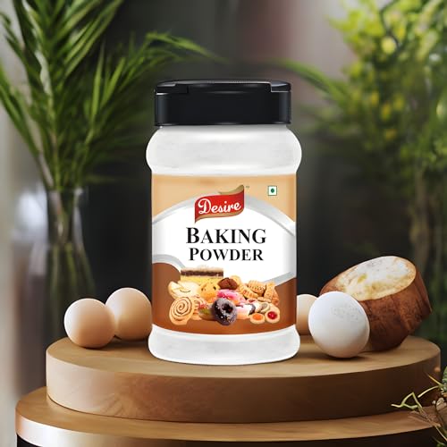Image of Desire Baking Powder, 900g - Gluten-Free, Aluminum-Free, Double-Acting Leavening Agent for Fluffy Cakes, Cookies & Breads - Ideal for All Baking Needs