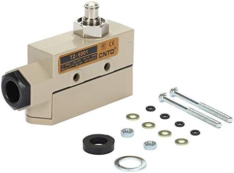 DuraSteel TZ-6001 Heavy Duty Commercial Door Micro Switch - Plunger Only for Push & Pull Door/Roll-up Door - Fits for Aerial, Awoco, Maxwell, Pioneer, Welbon or Mars Air Curtains Khaki