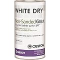 Custom Building Products White Dry Indoor and Outdoor White Grout 1 lb.