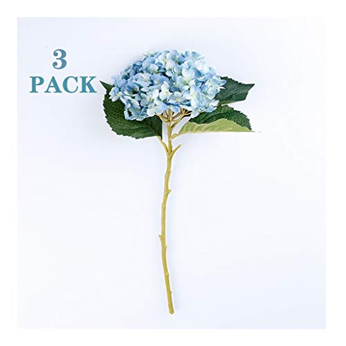 NYKK Künstliche Blume 3 Stück künstlicher Hydrangea, Wohnzimmer...