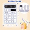 Calculator,Basic Calculators for Students,Purple Calculator,Solar Calculator,Small Calculator,Calculators Desktop,Simple Calculator,Purple Desk Accessories,Office Calculators,Chunky Calculator