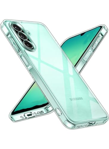 Compatible with Samsung A26 Clear Case, Shock-Absorption TPU Cell Phone Cover, Soft Flexible & Crystal Clear Protective Case