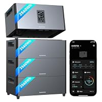 Marstek Jupiter C Plus Balkonkraftwerk mit Speicher & Wechselrichter: 0% MwSt, 10,24kWh LFP Speicher für Balkonkraftwerk, 4 MPPT 2400W PV-Eingang/800W Ausgang, App-Steuerung, Plug&Play, 6000 Zyklen – Ansicht 1