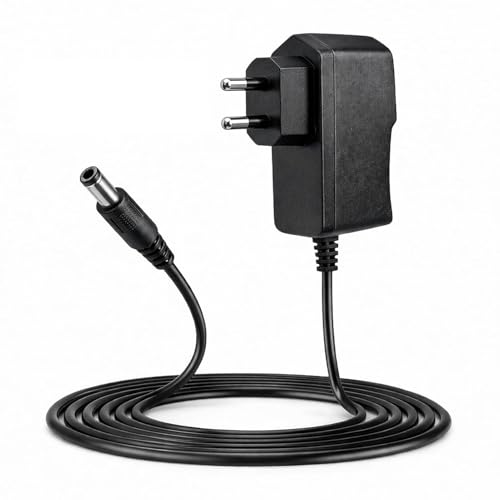 Adaptador de Corriente 12V 1A para Teclado Yamaha, Fuente de Alimentación 12V Compatible PA 130 PA 3 PA 5D para Series PSR, YPT, NP y P, Cable de Alimentación 1,2 m para Piano Electrónico