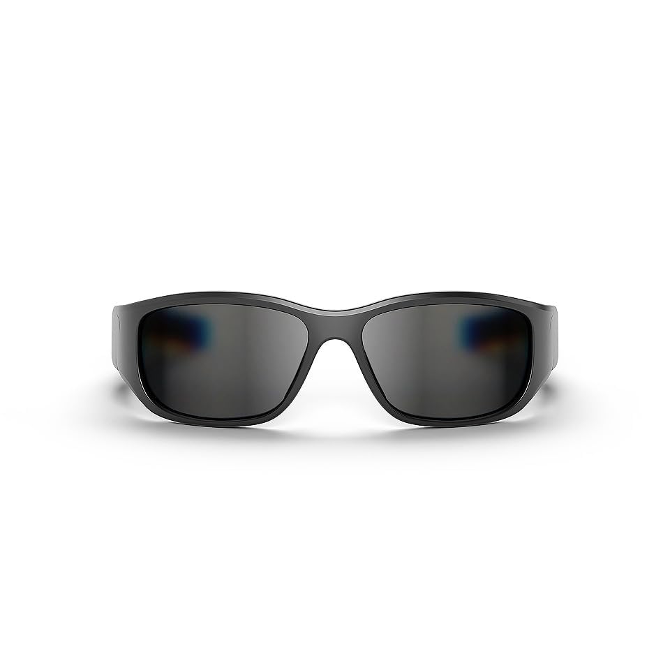 black reebok nitrous smart audio sunglasses with hifi bluetooth