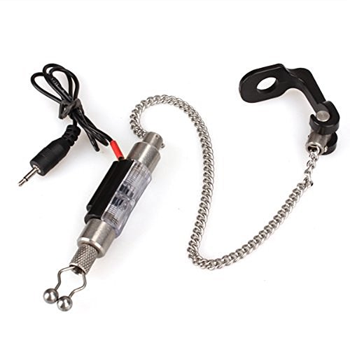 LU2000 Indicador de Mordida de Cadena Resto de Caña Pesca de Carpa Mordida Swingers Carpa Bobinas Colgadores de Cadena Iluminados